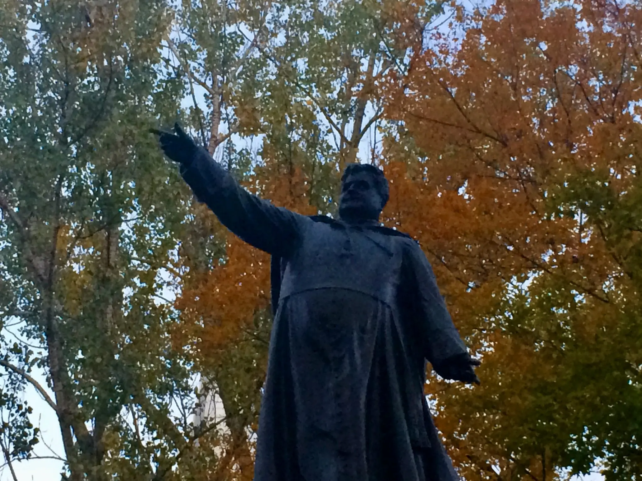 Saint-Jérôme, Quebec: Father Antoine Labelle statue in Parc Labelle
