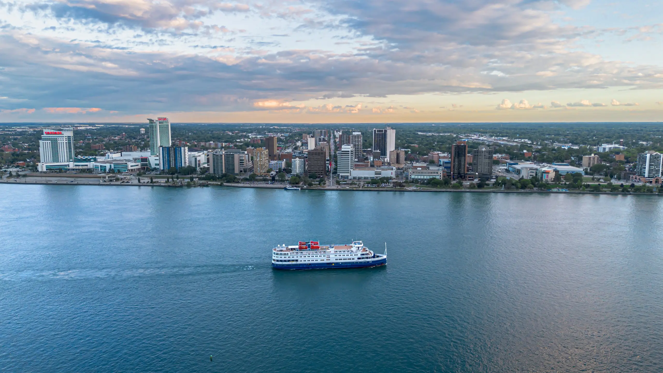 Windsor, Ontario: Aerial view of Windsor, Ontario in 2025